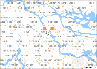 map of Lưc Nòng
