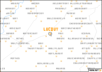 map of Lucquy