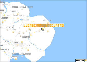 map of Lucrecia Número Cuatro