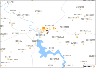 map of Lucretia