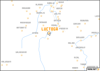 map of Luctoga