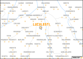 map of Luculeşti