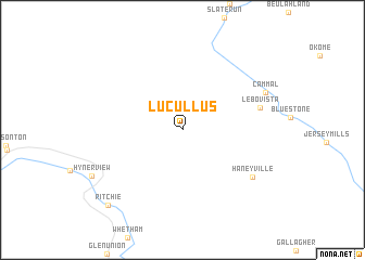 map of Lucullus