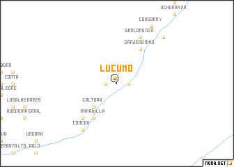 map of Lúcumo