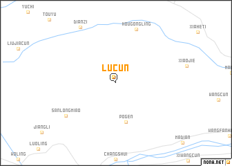 map of Lücun