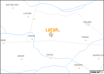 map of Lücun