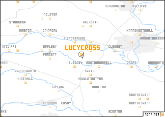 map of Lucy Cross