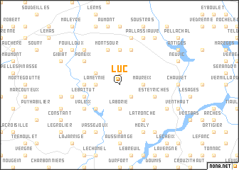 map of Luc