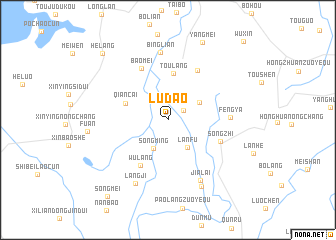 map of Ludao