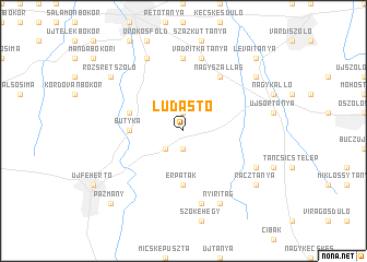 map of Ludastó