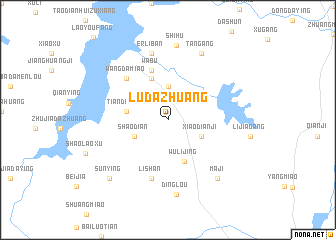 map of Lüdazhuang