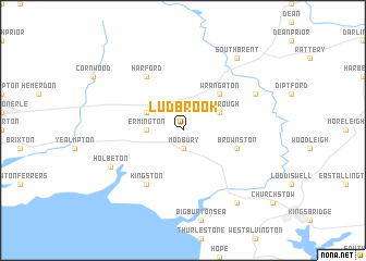 map of Ludbrook