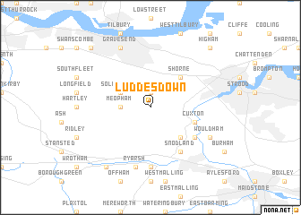 map of Luddesdown