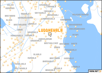 map of Luddhewāla