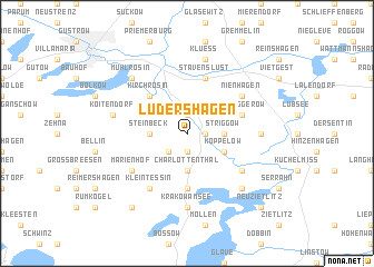 map of Lüdershagen