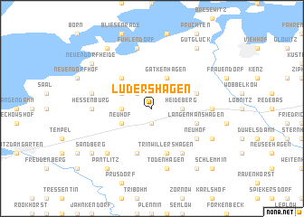 map of Lüdershagen