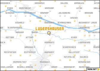 map of Lüdershausen