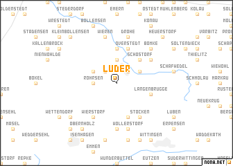 map of Lüder