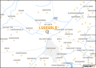 map of Ludewāla
