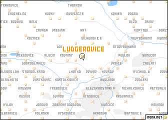 map of Ludgeřovice