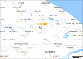 map of Ludham