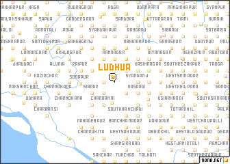 map of Ludhua