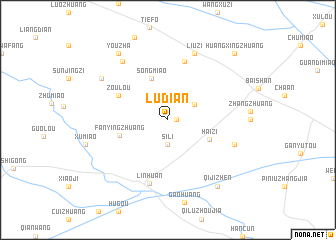 map of Ludian