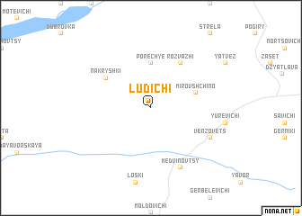 map of Ludichi