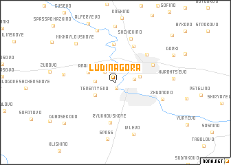 map of Ludina Gora