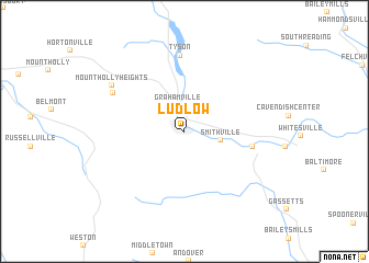 map of Ludlow