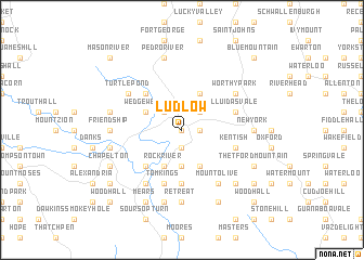 map of Ludlow