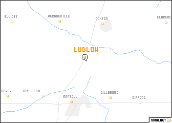 map of Ludlow