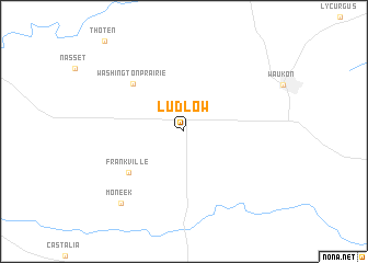 map of Ludlow