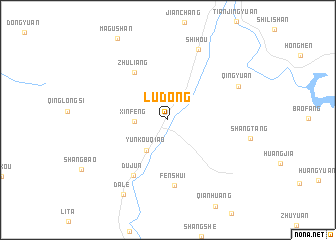map of Ludong