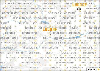 map of Lüdorf