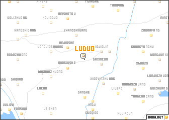 map of Luduo