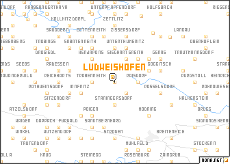 map of Ludweishofen