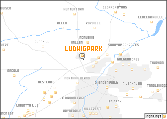 map of Ludwig Park