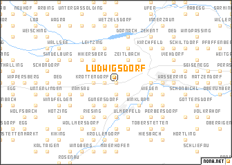 map of Ludwigsdorf