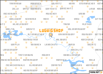 map of Ludwigshof