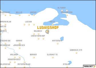 map of Ludwigshof