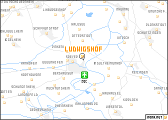 map of Ludwigshof