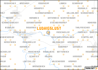 map of Ludwigslust