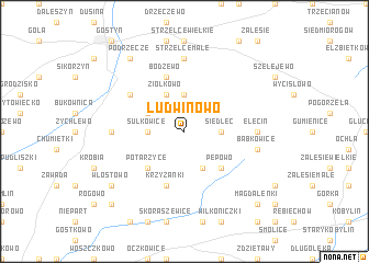 map of Ludwinowo