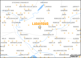 map of Ludwinowo