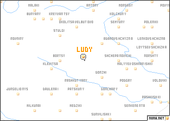 map of Ludy