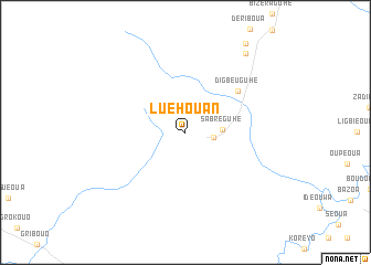 map of Luéhouan