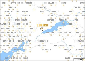 map of Lueiro