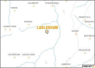 map of Luele-Ekubi