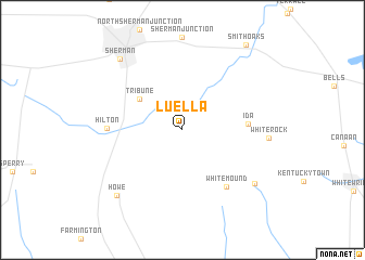 map of Luella